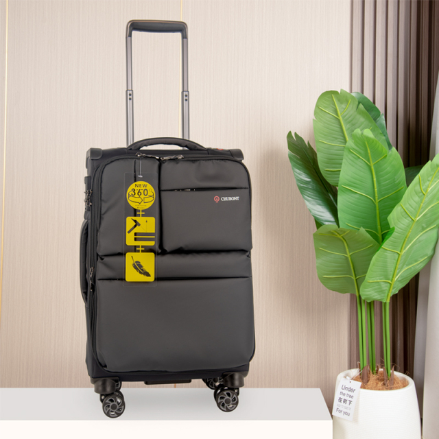 CHUBONT LB-101165 ​20" Waterproof Nylon Carry-On Luggage – Scratch-Resistant Spinner Suitcase for Men & Women with Large Capacity,20" Waterproof Carry-On Luggage–Lightweight & Durable Spinner Suitcase