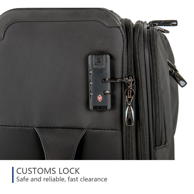 CHUBONT LB-101165 ​20" Waterproof Nylon Carry-On Luggage – Scratch-Resistant Spinner Suitcase for Men & Women with Large Capacity,20" Waterproof Carry-On Luggage–Lightweight & Durable Spinner Suitcase