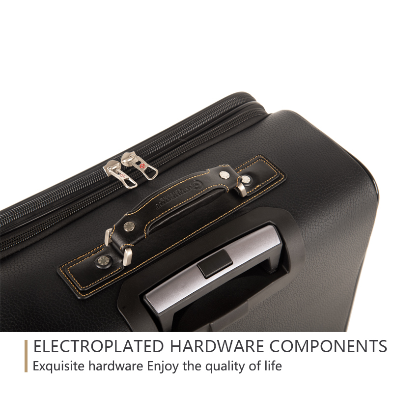 CHUBONT LB-101172 20" PU Spinner Luggage – TSA Lock Carry-On Suitcase with 360° Wheels for Men & Women​,LB-101172 20" Expandable Carry-On Luggage with TSA Lock & 360° Wheels