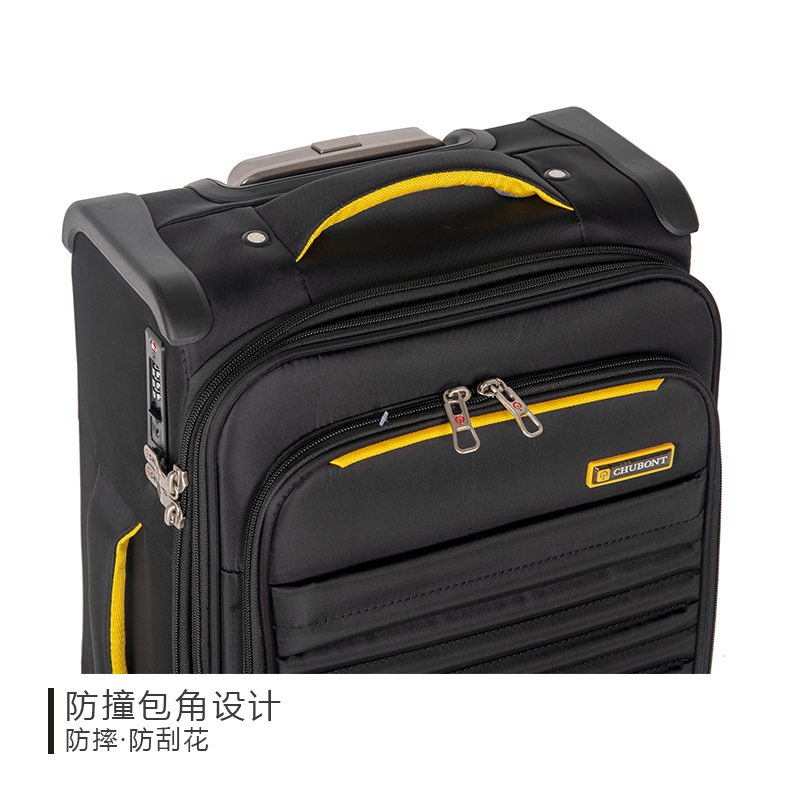 CHUBONT LB-101168 Waterproof Nylon Business Luggage – Large Capacity Carry-On Suitcase with Durable Spinner Wheels​,Waterproof Nylon Business Luggage – Large Capacity Carry-On Suitcase