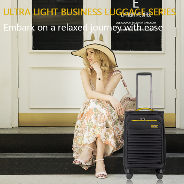 CHUBONT LB-101168 Waterproof Nylon Business Luggage – Large Capacity Carry-On Suitcase with Durable Spinner Wheels​,Waterproof Nylon Business Luggage – Large Capacity Carry-On Suitcase