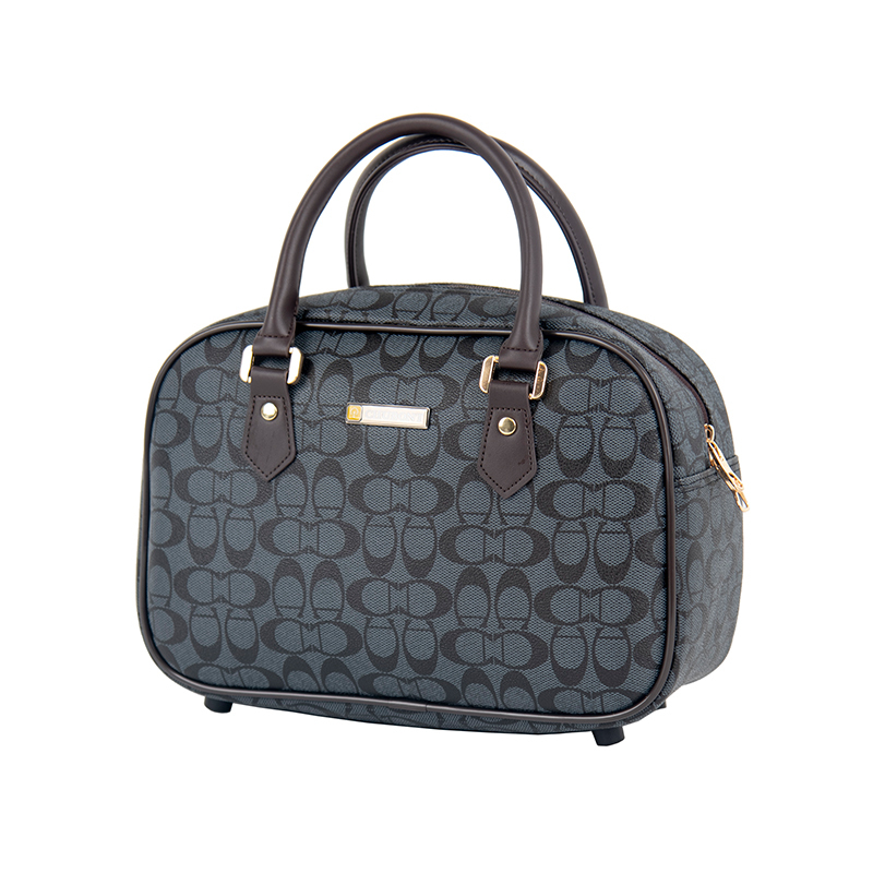 CHUBONT LB-101136 Large PU Suitcase – Durable Retro Geometric Design Spinner Luggage for Men with High Capacity,Retro Spinner Luggage – Durable PU Suitcase for Men with High Capacity