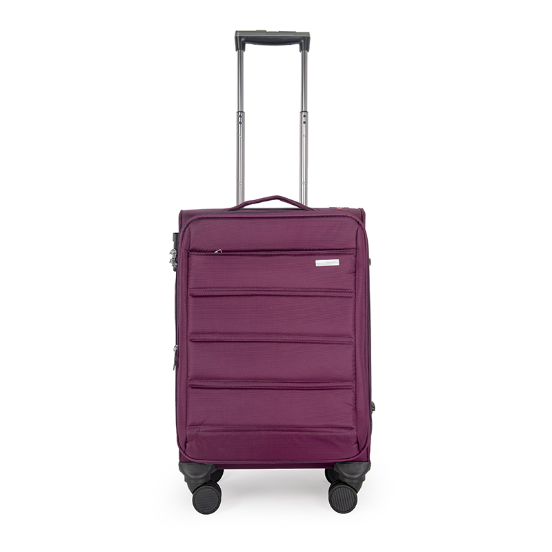 CHUBONT LB-16103  Large Checked Luggage with 360° Spinner Wheels, Oxford Fabric Suitcase with TSA Lock & Telescopic Handle for Women/Men, Carry-On Approved (Black),CHUBONT Large Checked Luggage with 360° Spinner Wheels - Black