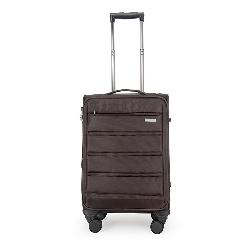 CHUBONT LB-16103  Large Checked Luggage with 360° Spinner Wheels, Oxford Fabric Suitcase with TSA Lock & Telescopic Handle for Women/Men, Carry-On Approved (Black),CHUBONT Large Checked Luggage with 360° Spinner Wheels - Black