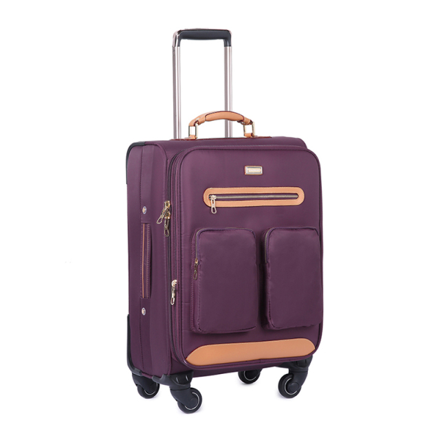 CHUBONT LB-101390 20" Oxford Fabric Spinner Luggage – Large Capacity Carry-On Suitcase for Men & Women with 360° Wheels​,20"Oxford Fabric Spinner Luggage–Durable Carry-On Suitcase and Wheels