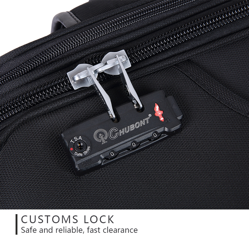 CHUBONT LB-101391 20" & 24" Waterproof Oxford Spinner Luggage – TSA Lock Carry-On Suitcases for Men & Women​,Waterproof Spinner Luggage with TSA Lock - 20"&24" Carry-On Suitcases