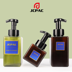 Wholesale  250ml 450ml 650ml  PETG Plastic Foam Bottles with Pump Sprayer for Hand Sanitizer and Foaming Hand Soap
