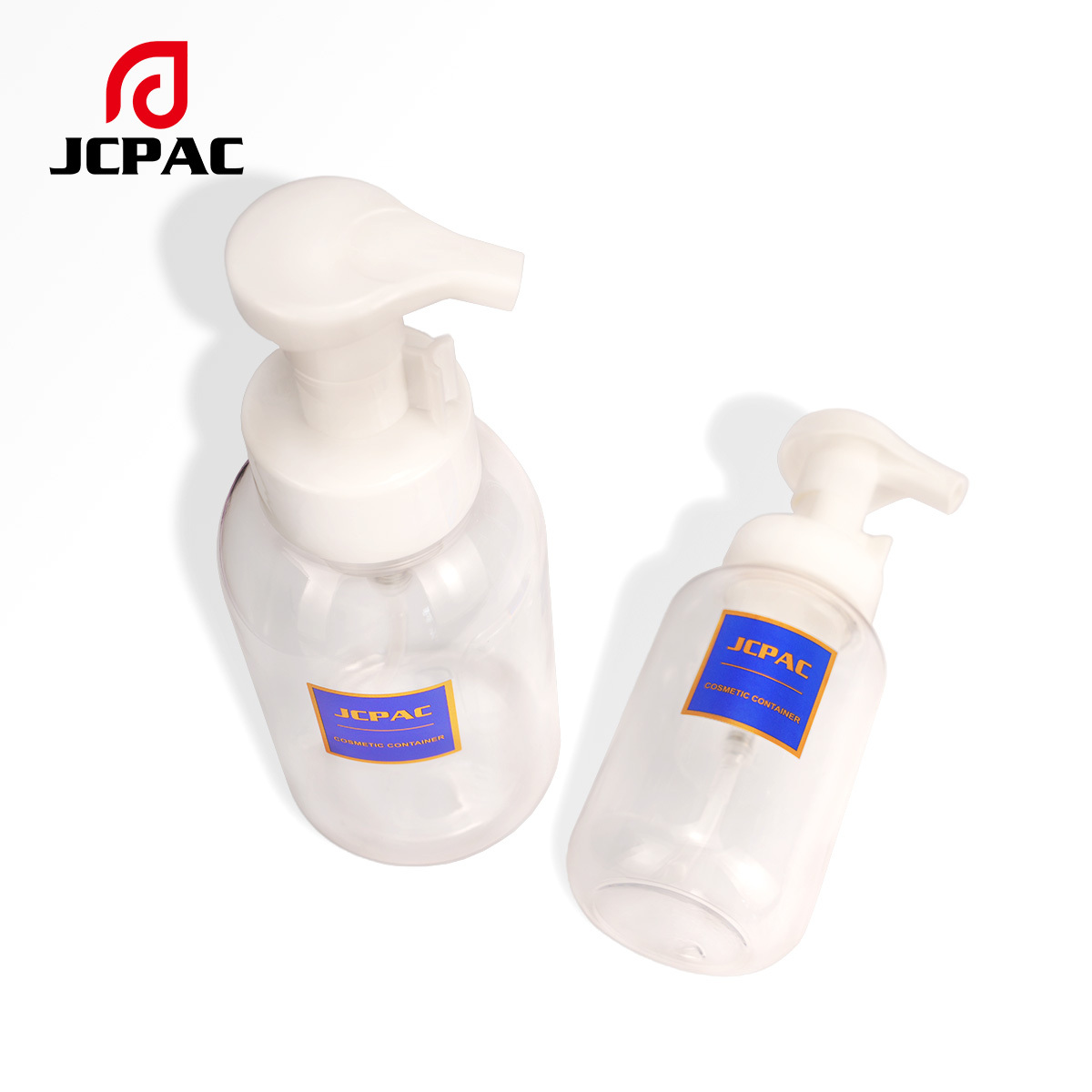 Refillable Foaming Soap Dispenser 200ml 300ml 400ml 500ml Round Plastic Foam Pump Bottle for Body Wash Hand Soap Mousse Bottle