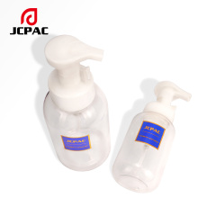 Refillable Foaming Soap Dispenser 200ml 300ml 400ml 500ml Round Plastic Foam Pump Bottle for Body Wash Hand Soap Mousse Bottle