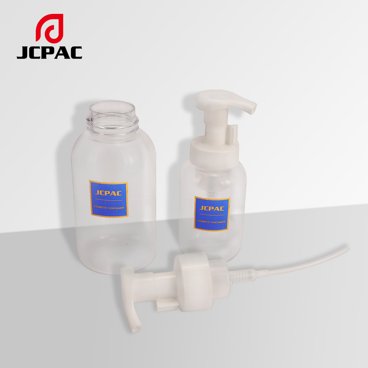 Refillable Foaming Soap Dispenser 200ml 300ml 400ml 500ml Round Plastic Foam Pump Bottle for Body Wash Hand Soap Mousse Bottle