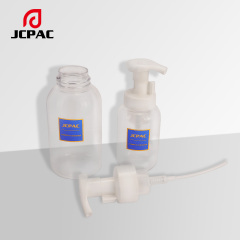 Refillable Foaming Soap Dispenser 200ml 300ml 400ml 500ml Round Plastic Foam Pump Bottle for Body Wash Hand Soap Mousse Bottle