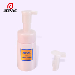 Customizable 100ml 150ml 200ml Clean PET Mousse Foam Bottle Matte Conical Bottle Cosmetic Packaging Foam Bottle