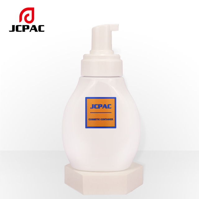 Foam Liquid 300ml 350ml PET Plastic Cosmetics Bottle Unique Design of Different Styles of Foam Pump Bottles