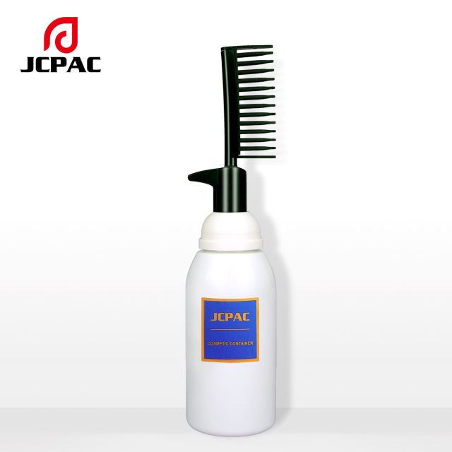 Custom Environmentally Friendly Plastic Comb Empty Bottle Packaging Shampoo Hair dye Foam Bottle