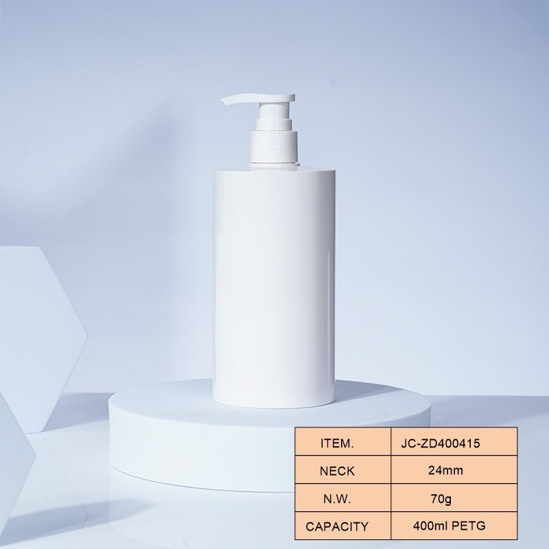 Empty 400ml  PETG Bottle for Shampoo, Shower Gel Bottle Packaging