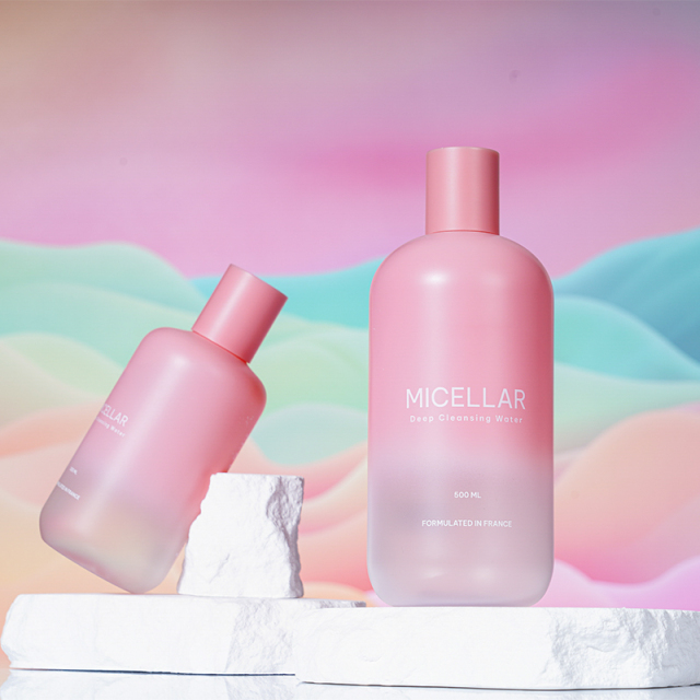 Customized 260ml and 500ml PET Plastic Empty Bottles, China Cosmetics Bottle Packaging Factory