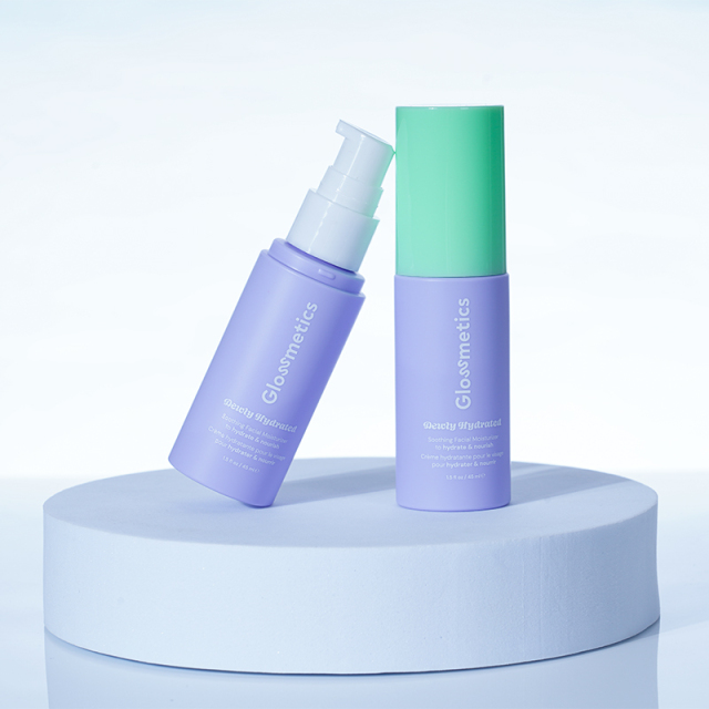 Customized 45ml PET emulsion bottle with outer cover.  Chinese Cosmetic bottle Packaging Factory