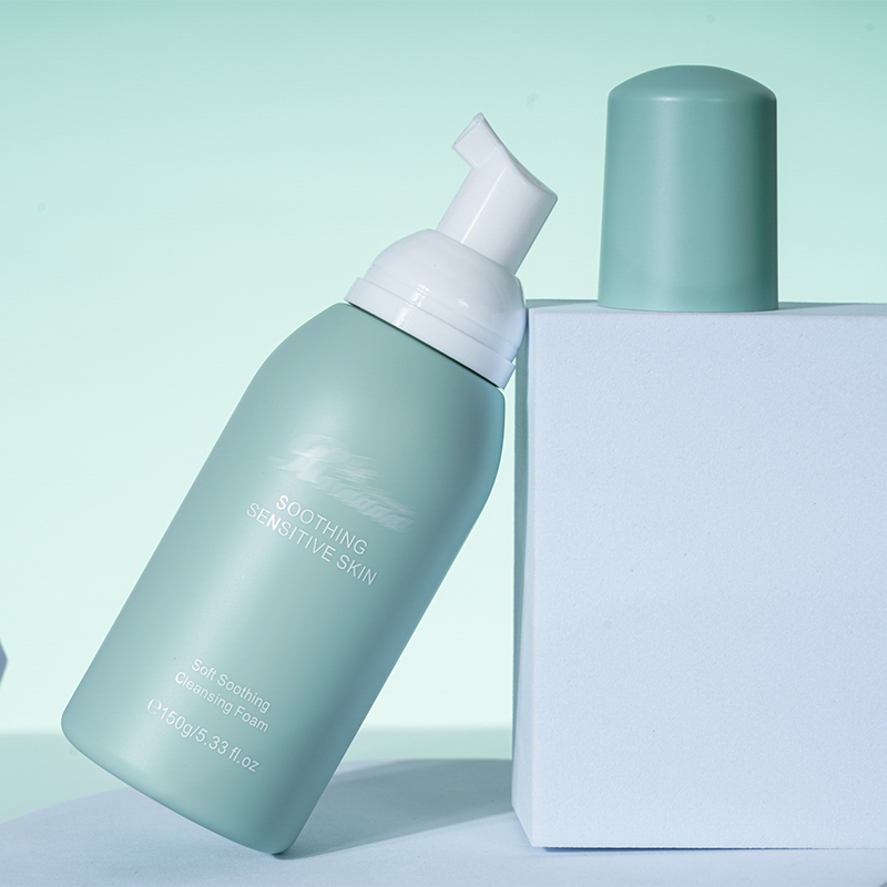 Customized 150ml PET foam pump bottles, Chinese cosmetic bottle packaging factory