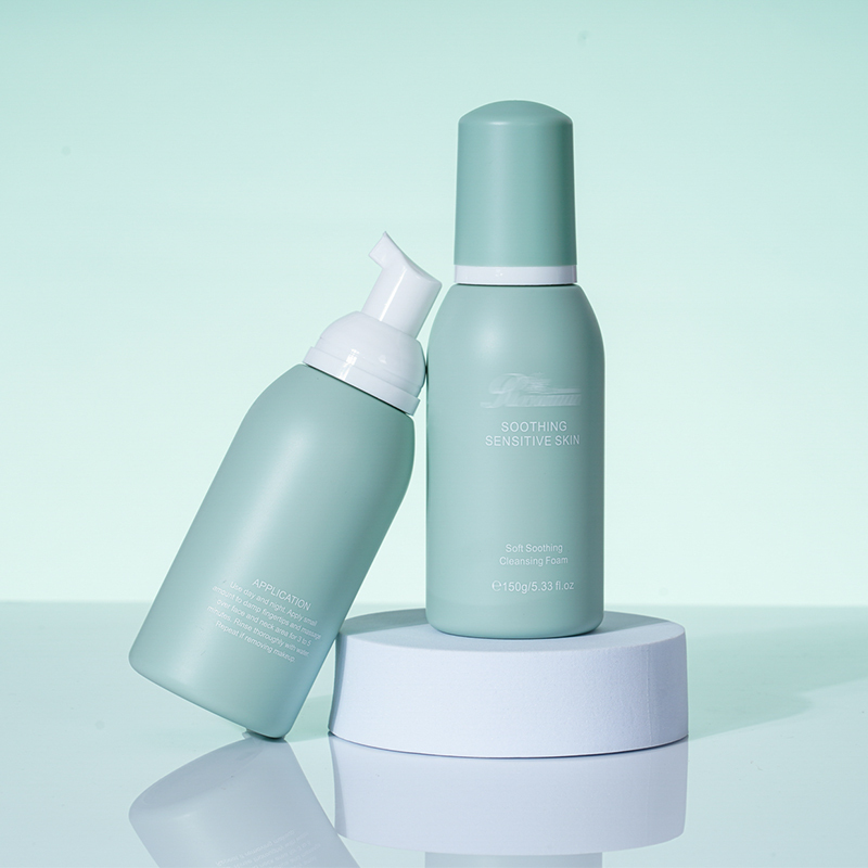Customized 150ml PET foam pump bottles, Chinese cosmetic bottle packaging factory