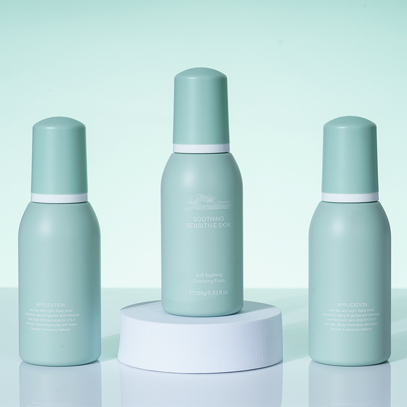 Customized 150ml PET foam pump bottles, Chinese cosmetic bottle packaging factory