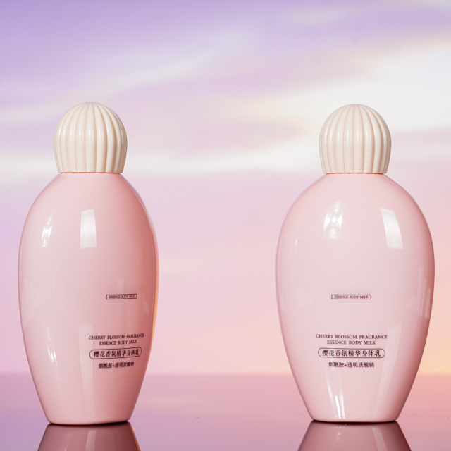 Customized 200ml PET Plastic Empty Bottles, China Cosmetics Bottle Packaging Factory,Pair it with a Striped lid of a Special Style