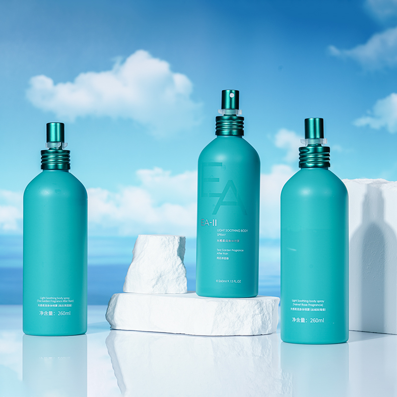 Customized 250ml Mist Spray Bottle, Cosmetic Spray Packaging, Sunscreen Spray Packaging, Personal Care Packaging, China Cosmetic Bottle Packaging Factory