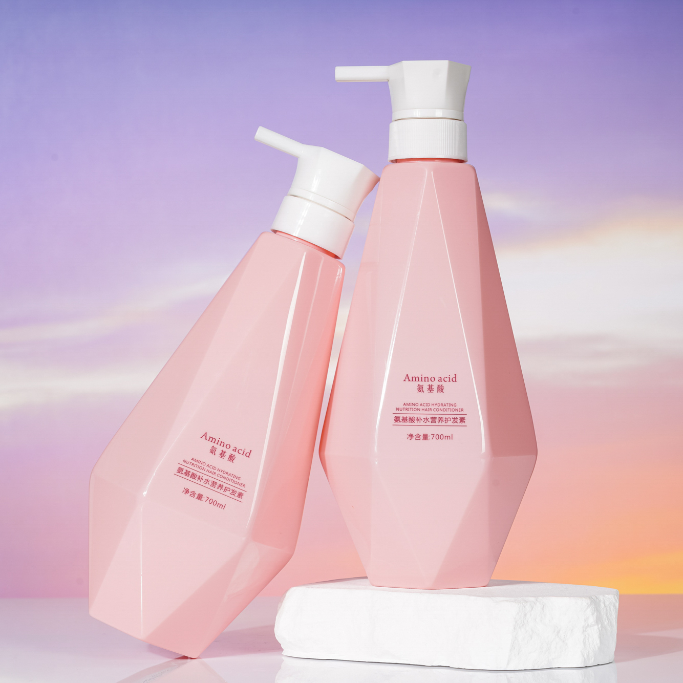 Customized 200ml  700ml Uniquely Shaped Lotion Bottles, China Cosmetics bottle Packaging Factory