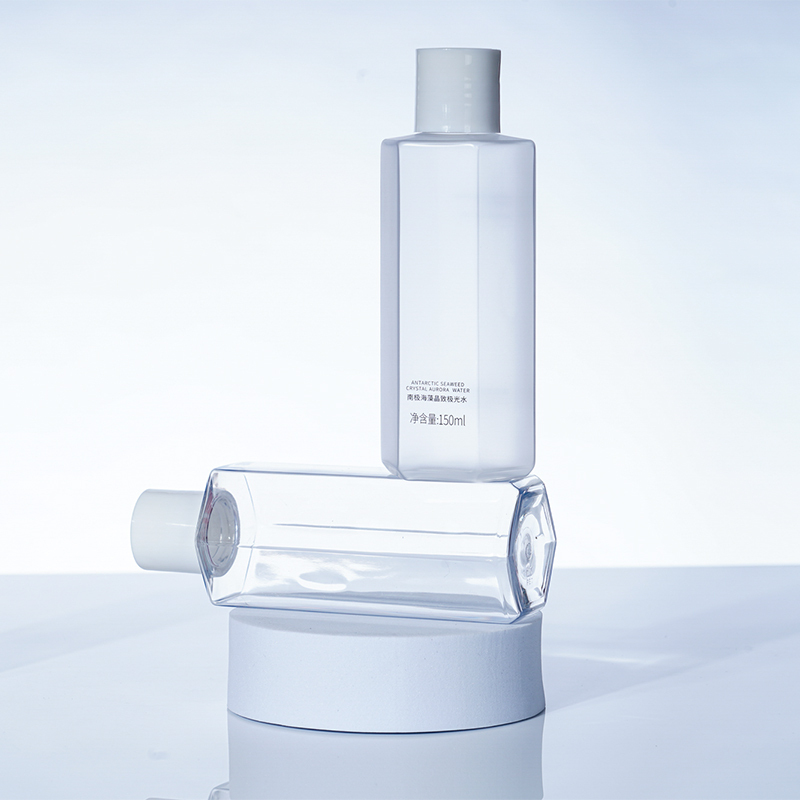 Customized 150ml Hexagonal Plastic Bottles, China Cosmetics Bottle Packaging Factory