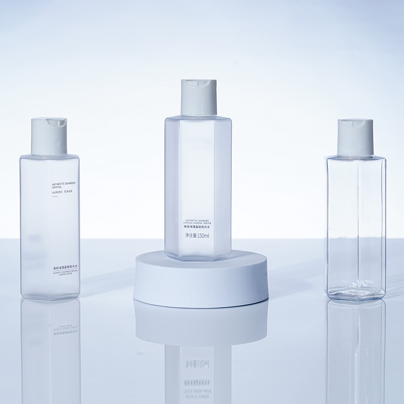 Customized 150ml Hexagonal Plastic Bottles, China Cosmetics Bottle Packaging Factory