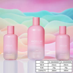 Customized 260ml and 500ml PET Plastic Empty Bottles, China Cosmetics Bottle Packaging Factory