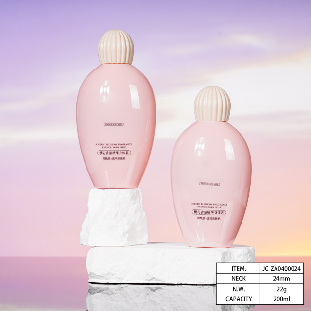 Customized 200ml PET Plastic Empty Bottles, China Cosmetics Bottle Packaging Factory,Pair it with a Striped lid of a Special Style