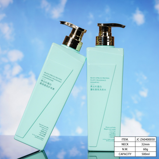 Customized 500ml Unique Style Lotion Bottle, Hair Care Package, Body Care Package, Family Bath Set, China Cosmetic Bottle Packaging Factory