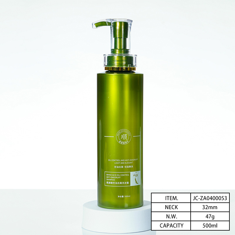 Customized 500ml High-protection Lotion Bottle, Pump Head with Transparent outer Cover,  China Cosmetic Bottle Packaging Factory