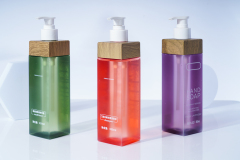 Customized 350ml High-quality Square Lotion Bottle,  Chinese Cosmetic Bottle Packaging Factory