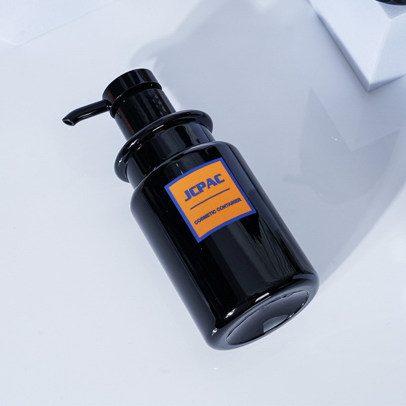 Customized 300ml Double Shoulder Lotion Bottle, High-Grade Shampoo, Bath Gel Packaging, Unique Design, China Cosmetics Bottle Packaging Factory