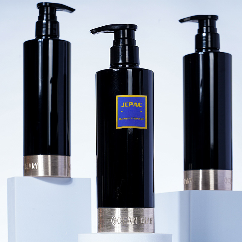 Customized 400ml Lotion Bottle, Bath Gel Package, Shampoo Package, Home Bath Set Package, China Cosmetics Bottle Packaging Factory