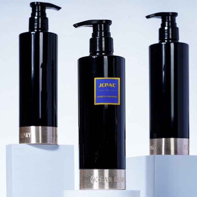 Customized 400ml Lotion Bottle, Bath Gel Package, Shampoo Package, Home Bath Set Package, China Cosmetics Bottle Packaging Factory