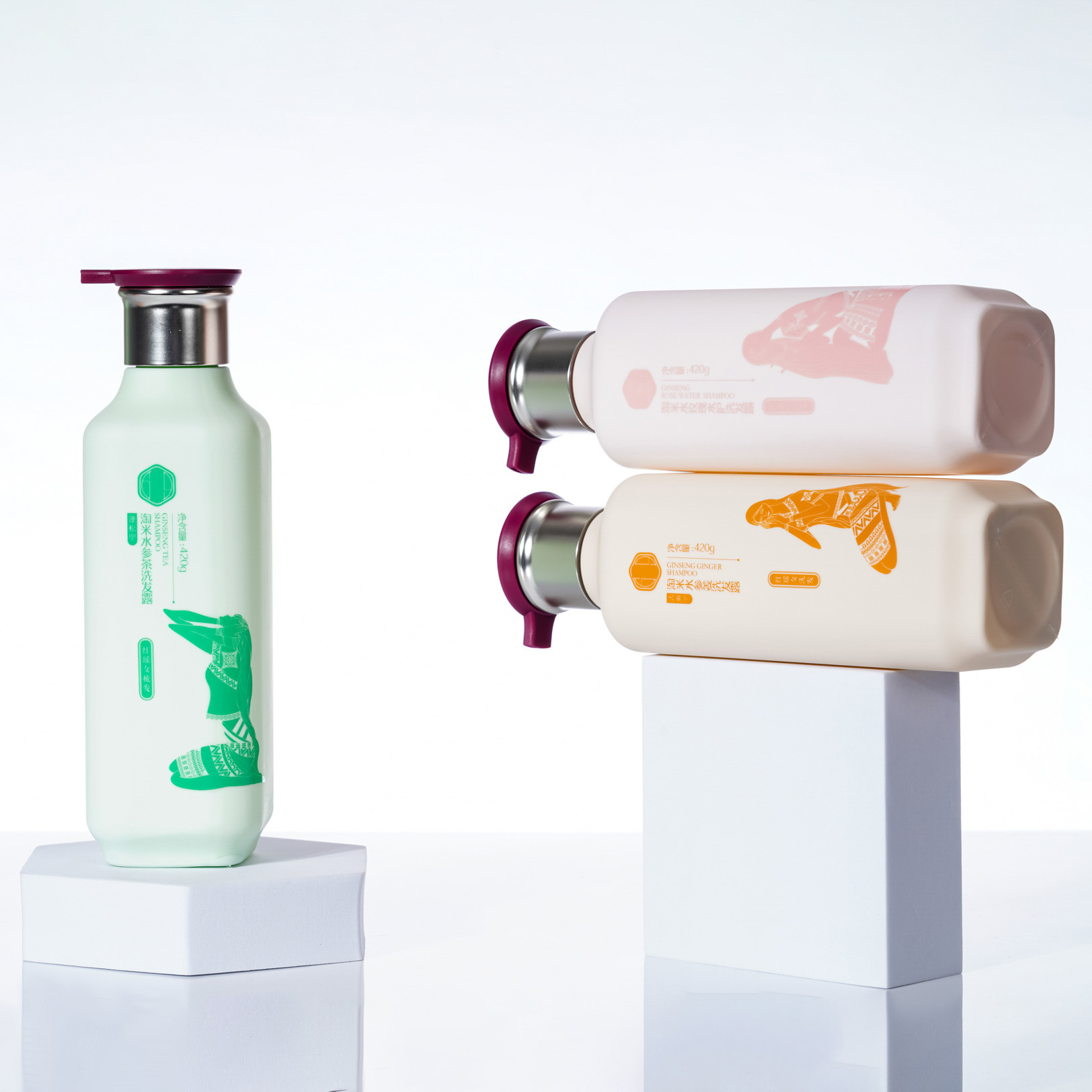 Customized 400ml PE Lotion Bottle, Daily Chemical Packaging, Hand Sanitizer Packaging, Shampoo Packaging, Bath Gel Packaging, China Cosmetics Bottle Packaging Factory