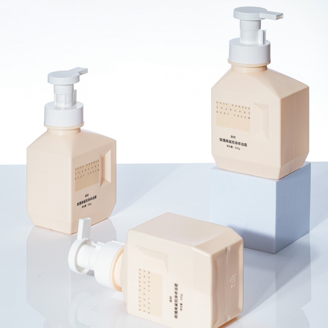 Customized 500ml PE Foam Pump Bottle, Suitable For Pet Care Packaging, Facial Care Packaging, Hand Sanitizer Packaging, Chinese Cosmetics Bottle Packaging Factory