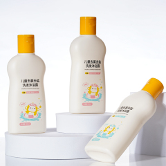 Customized 200ml PET Plastic Empty bottles for personal bath care. The Chinese cosmetic bottle Packaging Factory Adopts a Flip-top Design