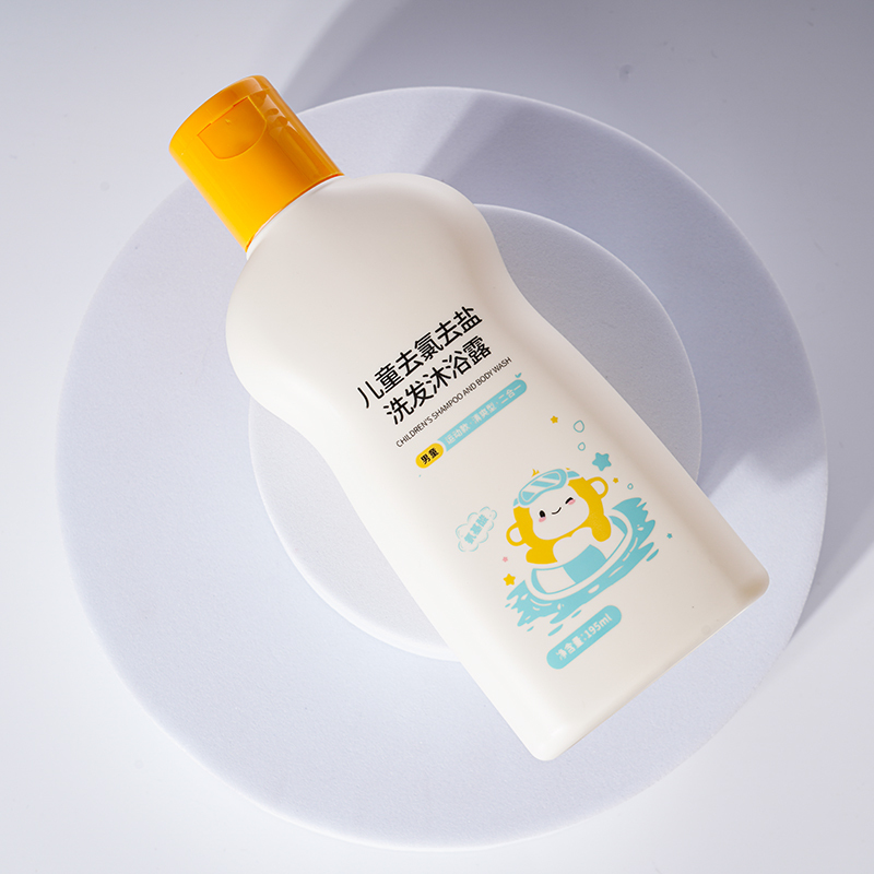 Customized 200ml PET Plastic Empty bottles for personal bath care. The Chinese cosmetic bottle Packaging Factory Adopts a Flip-top Design