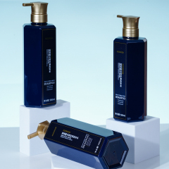 Customized 600ml Hexagonal Flat Shoulder Lotion Bottle, Men's Care Packaging, Men's Shampoo Packaging, Pet Care Packaging, Chinese Cosmetics Bottle Packaging Factory