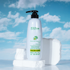 Customized 750ml Lotion Bottle, Skin Toner Bath Gel Package, Arc Design Bottle, China Cosmetic Bottle Packaging Factory
