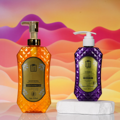 Customized 280ml 530ml 750ml Lotion Bottle, High-Grade Transparent Vertical Line Empty Bottle, High-Grade Bath Product Packaging Suitable For Family Hotels, China Cosmetics Bottle Packaging Factory