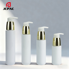 Luxurious Skin Care Lotion Essence Liquid 60ml 80ml 100ml 120ml  Made Of PET Plastic Bottle. Can Be Paired With Various Pump Heads, Screw Caps, Or Flip Covers.