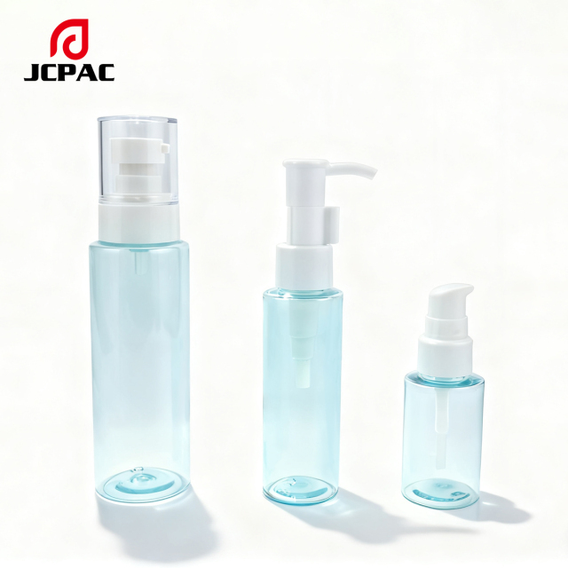 Customized Wholesale Plastic Emulsion Bottles with Capacities of 50 ml, 80 ml, and 100 ml, Made of PET Material. These Include Facial Essence Oil Bottles, Cosmetic Bottles, Underwear Care and Cleaning Bottles