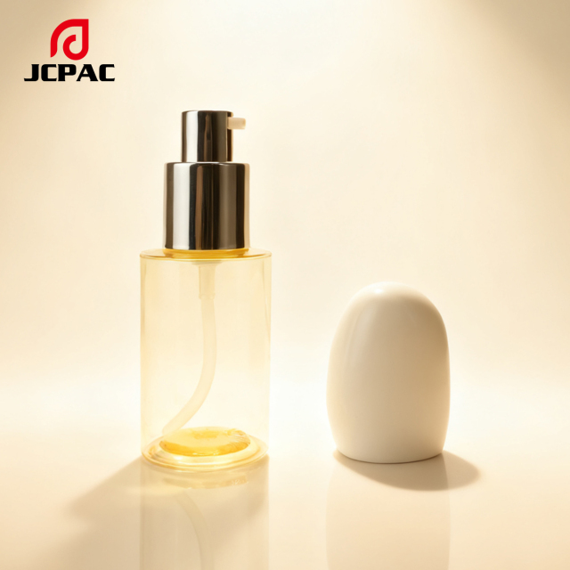 Customized Wholesale 50ml, 80ml, 100ml, 120ml Transparent PET Flat-Top Plastic Bottles, Suitable for Packaging Cosmetics, Body Lotions and Shampoos.
