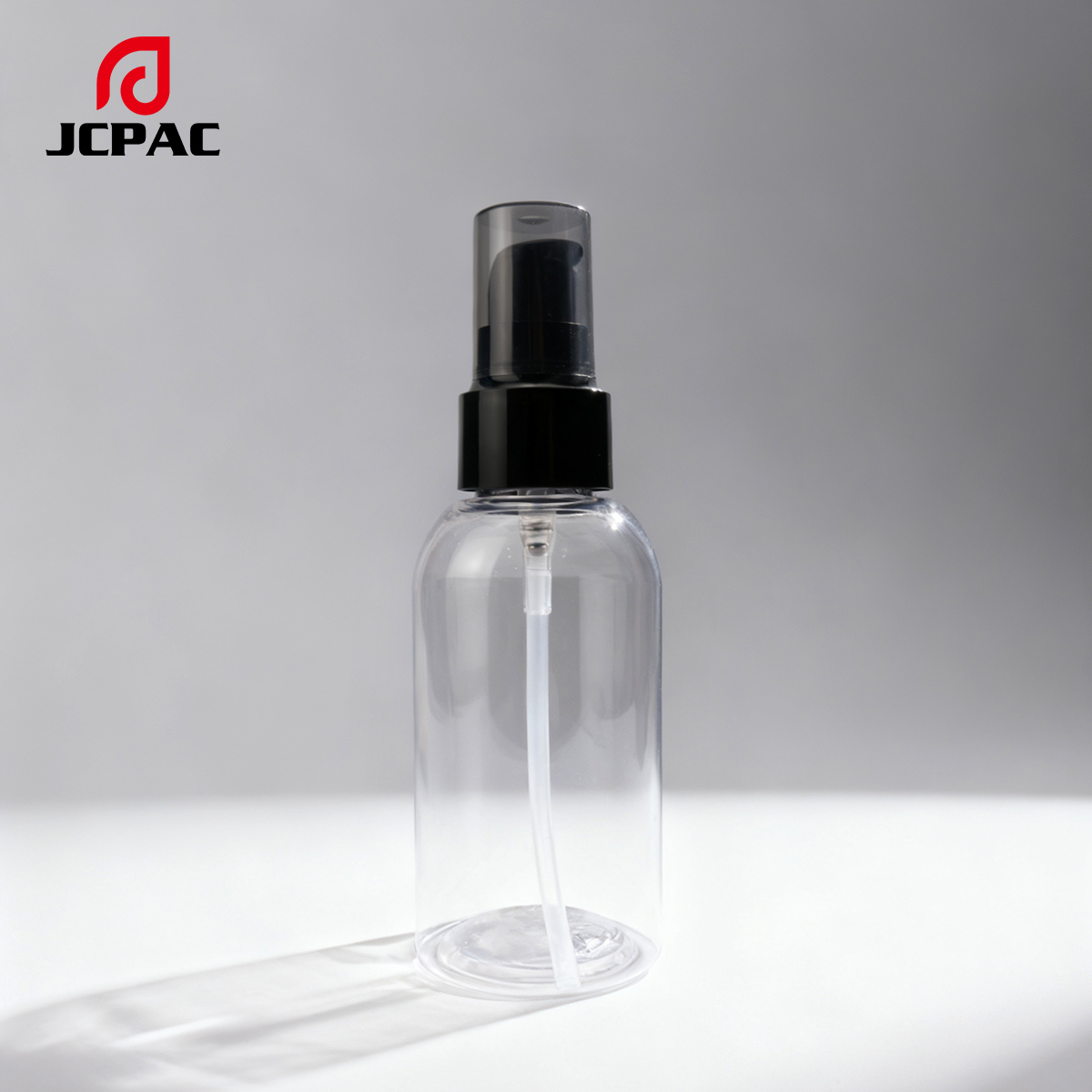 Wholesale Custom-Made Transparent 80ml, 100ml, 150ml Round-Shouldered Round-Body Lotion Bottles. Transparent Plastic Shower Gel Bottles, Which Can Be Paired with Lotion Pump Heads and Flip Covers.