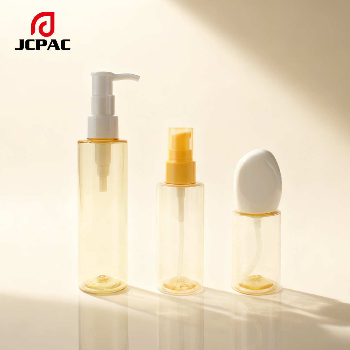 Customized Wholesale 50ml, 80ml, 100ml, 120ml Transparent PET Flat-Top Plastic Bottles, Suitable for Packaging Cosmetics, Body Lotions and Shampoos.