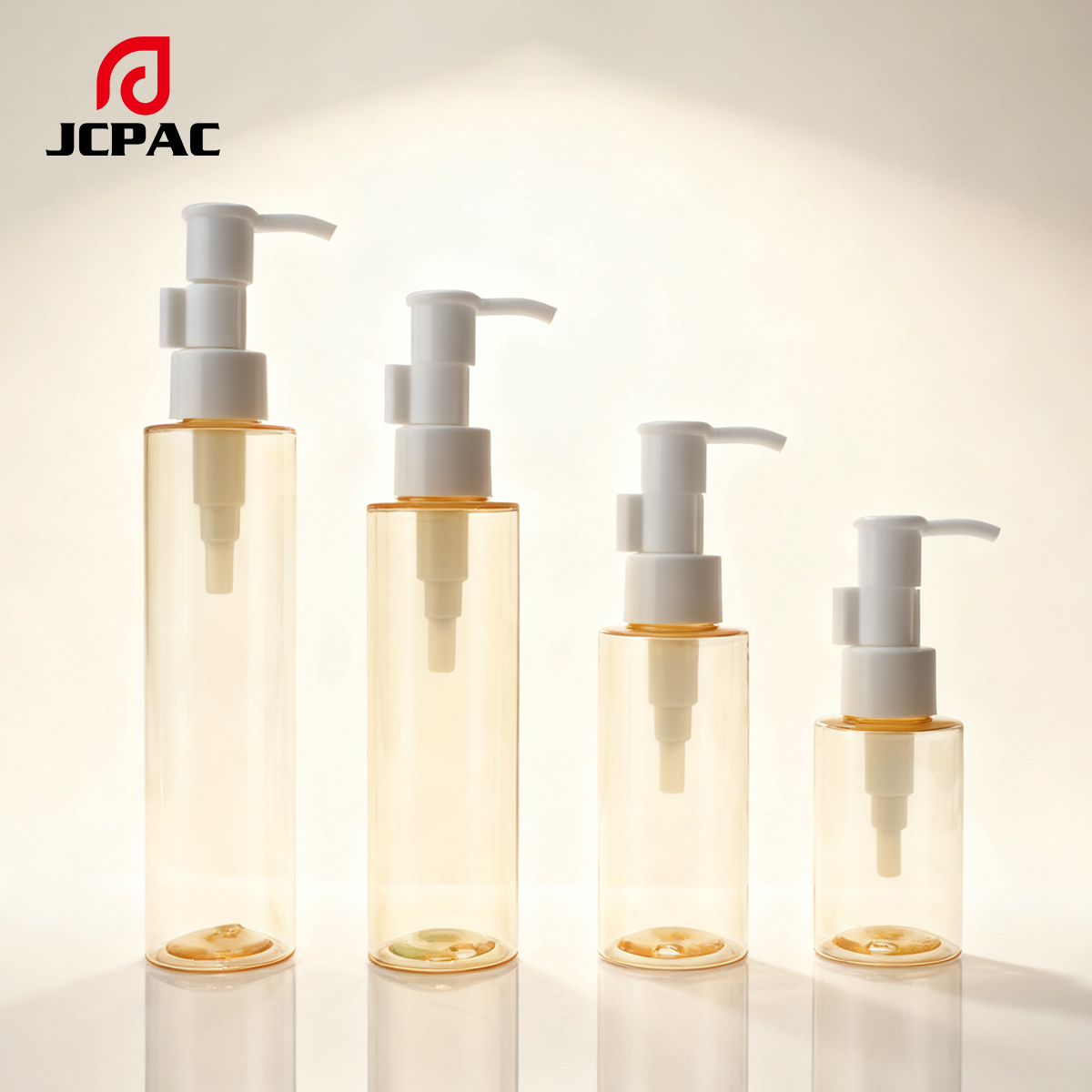 Customized Wholesale 50ml, 80ml, 100ml, 120ml Transparent PET Flat-Top Plastic Bottles, Suitable for Packaging Cosmetics, Body Lotions and Shampoos.